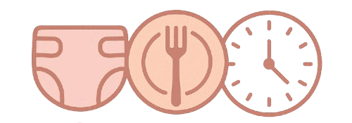 Diapers Dishes and Deadlines Logo